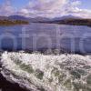 Spectacular View Across The Raging Falls Of Lora Up Loch Etive Towards Ben Cruachan Connel Argyll