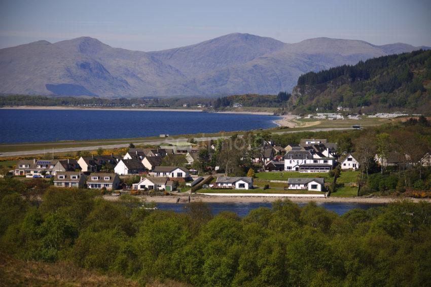 Across Lora View And Oban Airport To Morven Hills