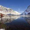 Winter Scene From Lochside Pass Of Glencoe