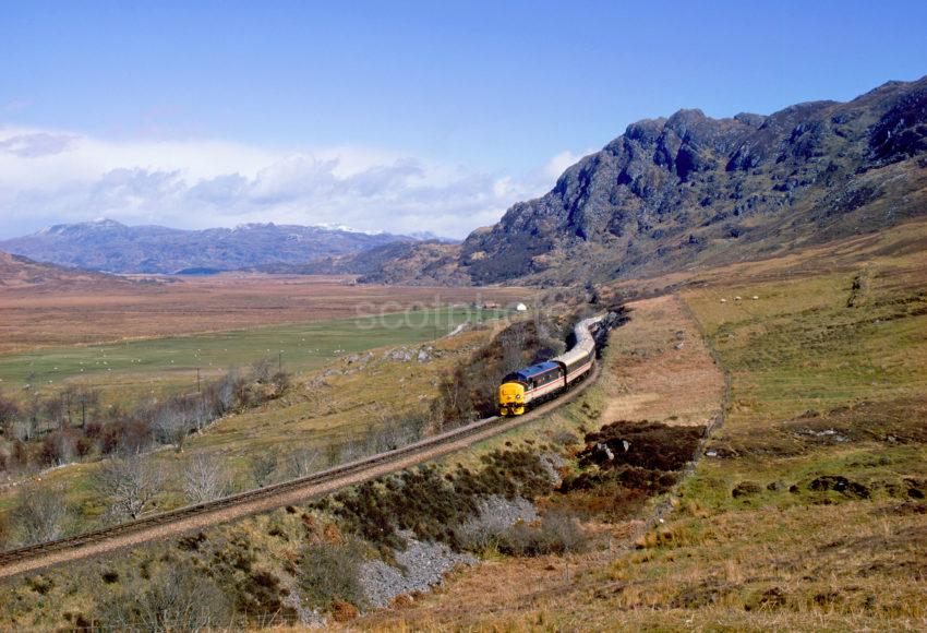 West Highlander Hauled By 37 400 Mallaig To Fort William Line 1989