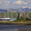 MV Clasman Passes Duart Castle Mull