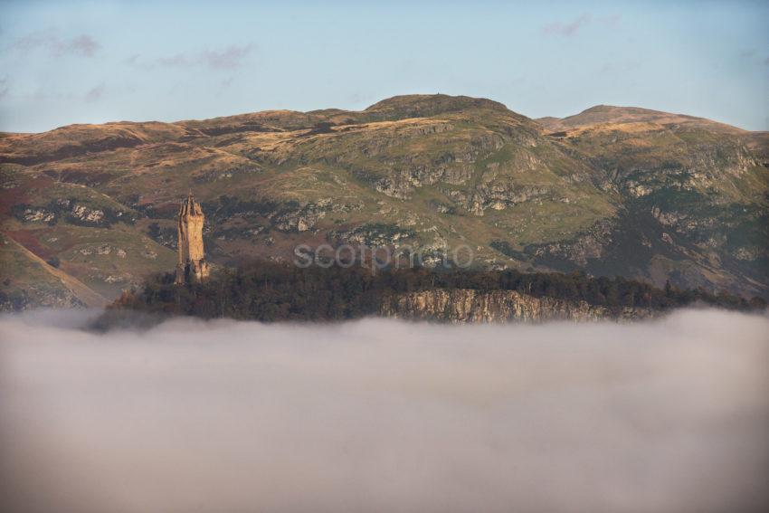 Wallace Monument From Across Top Of The Mists