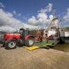 Red Massey Fergusson Tractor Drives Of Bute Ferry