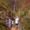 The Grey Mares Tail Waterfall Near Moffat Scottish Borders