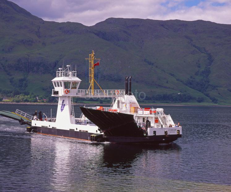 The New Ardgour Peninsula Ferry That Sails Across The Corran Sound Loch Linnhe West Highlands