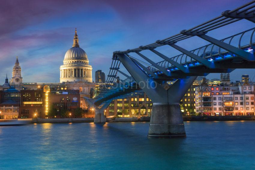 St Pauls From Millenium Bridge