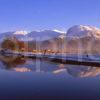 Winter Reflections Of Ben Nevis As Seen From The Corpach Basin Lochaber