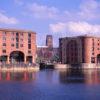 The Albert Dock Shops And Restaurants With Anglican Cathedral