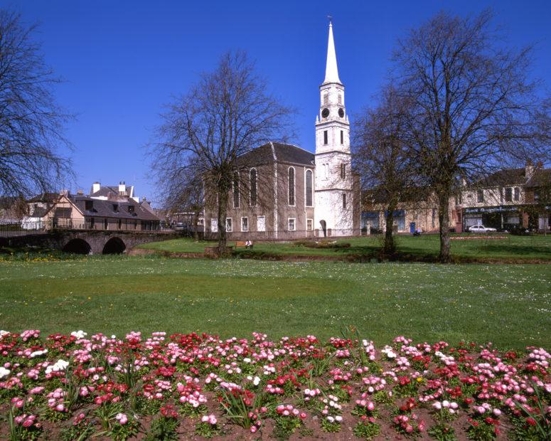 Strathaven Village Green And Church