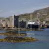 I5D0045 Unusual Pic Of Kisimul Castle And Clansman Barra