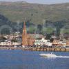 Largs Seafront With Speedboat