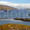 MV HEBRIDES AFTER DEPARTING TARBERT HARRIS Passing Scalpay Bridge