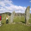 Visitors To The Dunchaigaig Stones Argyll