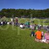 The Highland Games Field And Spectators