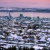 Winter View Of Dundee And The Firth Of Tay From The Law