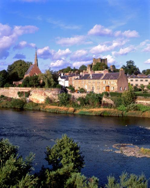 Across The Tweed To Kelso Abbey