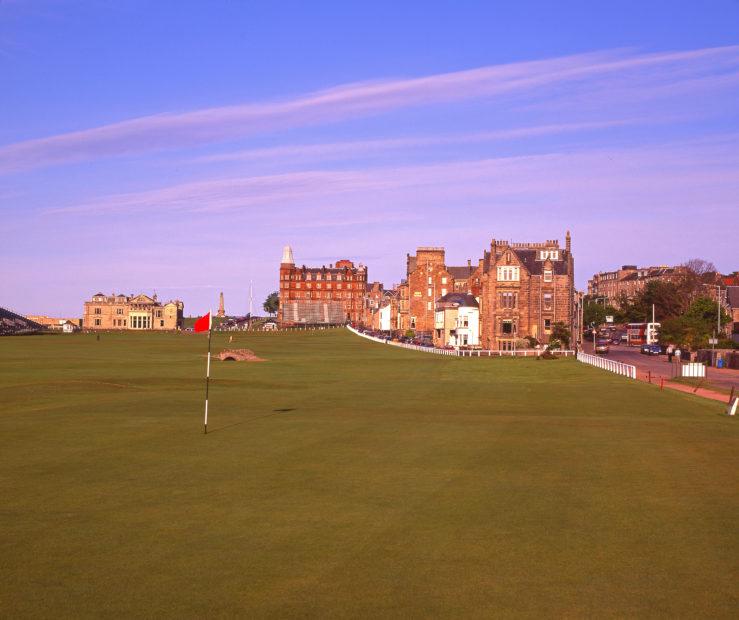 The Famous Old Course At St Andrews A Historic Town On The East Neuk Of Fife