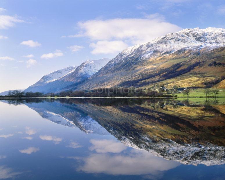 Winter Reflections On Loch Lochy Great Glen