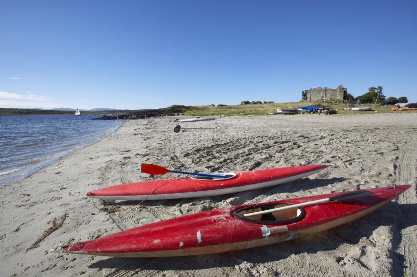 3996 Beach And Castle Sween Loch Sween Argyll