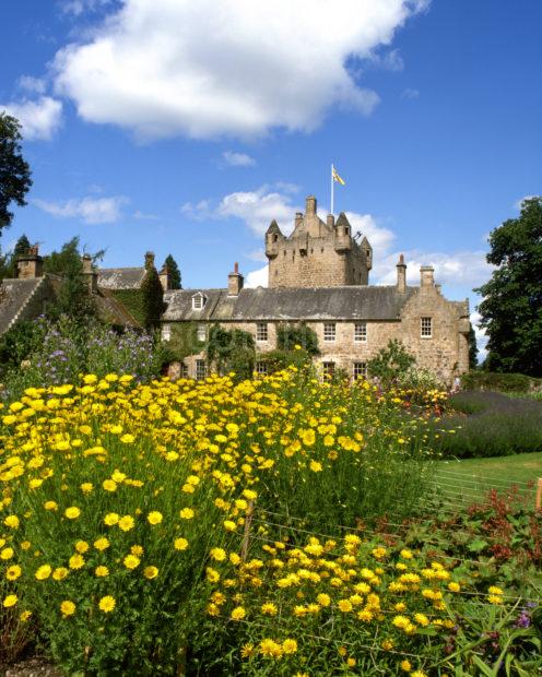 Cawdor Castle From Gardens Nr Cawdor Nairnshire Moray Firth