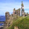 Castles Girnigeo And Sinclair On Noss Head Wick Caithness