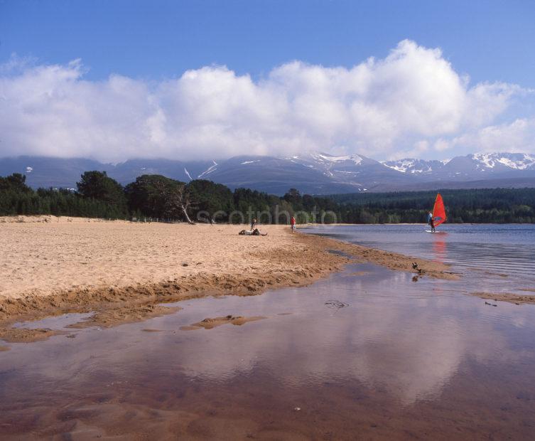 Lovely View Across Loch Morlich And The Cairngorms