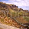 Staffin To Uig Road Towards Storr Rocks And Landslip Sone Trotternish Skye