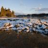 I5D0351 Panoramic Of Kilchurn Castle Evening Light From Loch Awe