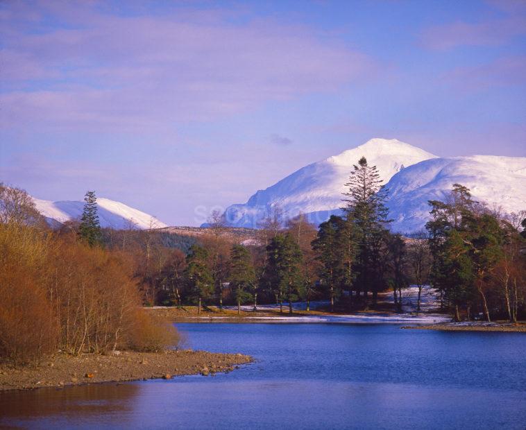 Winter View Towards Ben Lui Loch Awe Argyll