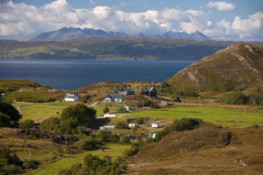 DSC 3633 VIEW TO THE CUILLINS FROM MALLAIG ROAD NR MORAR SMALL