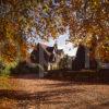 Magnificent Autumn View Of Ardchattan Priory Cottage Ardchattan Loch Etiveside Argyll