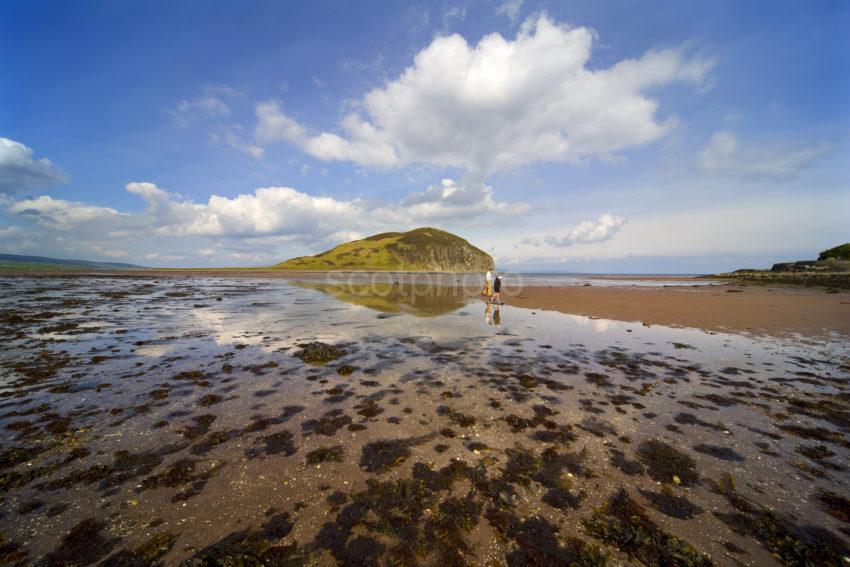 WY3Q7110 Davaar Island From Shore South Of Campbeltown Kintyre