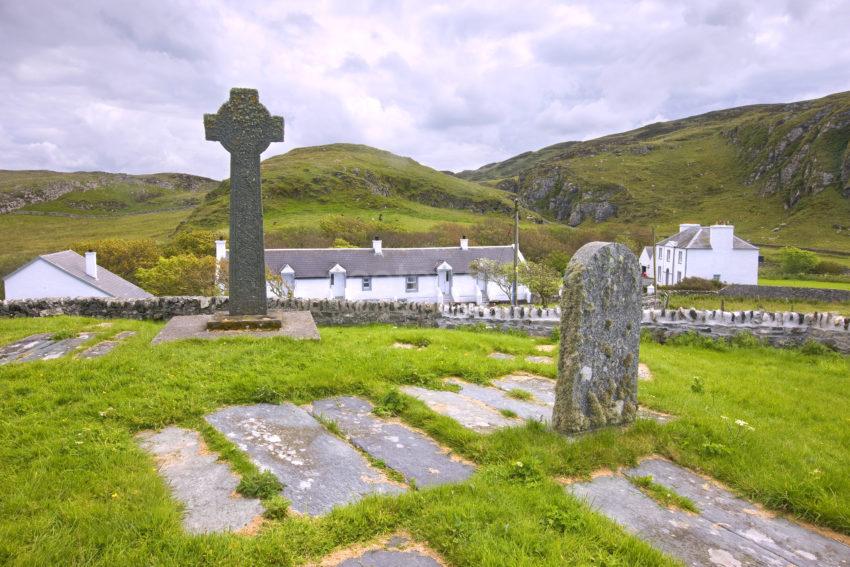 Cross At Kilchoman Church Islay