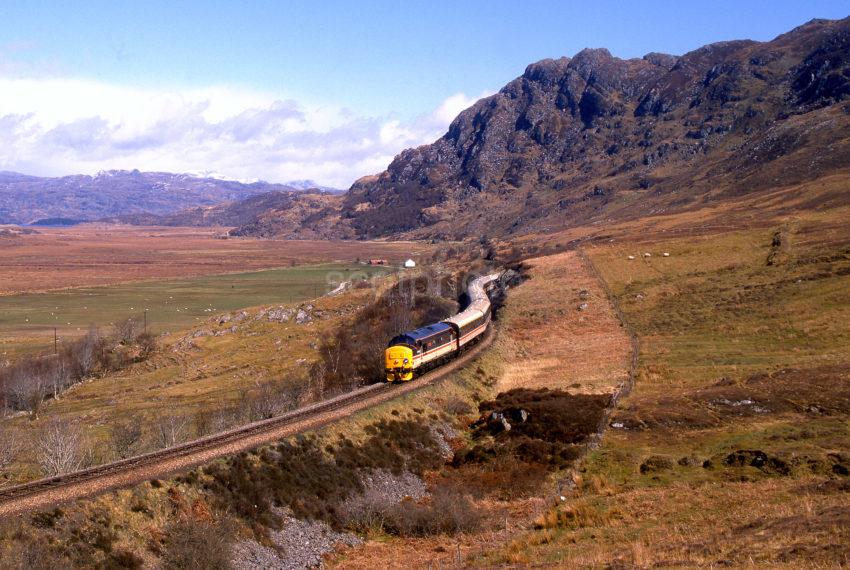 Class 37 With The West Highlander