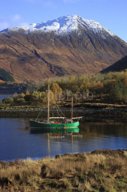 Pap Of Glencoe With Yacht