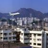 CATHAY PACIFIC 747 ON FINAL APPROACH TO KAI TAK