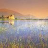 Peaceful Summer Reflections Of Kilchurn Castle On Loch Awe Argyll