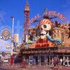 Colourful View From The Golden Mile On Blackpools Seafront With The Tower In The Distance Blackpool Lancashire