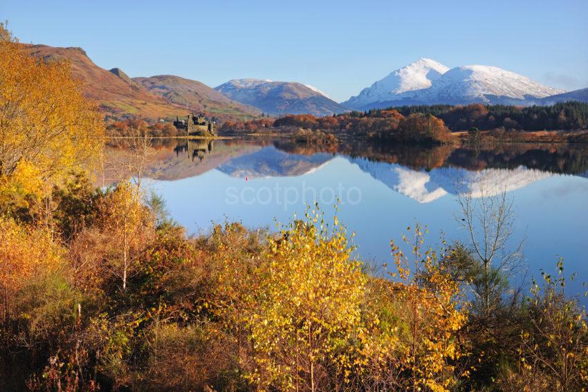 Late Autumn On Loch Awe With Kilchurn And Ben Lui