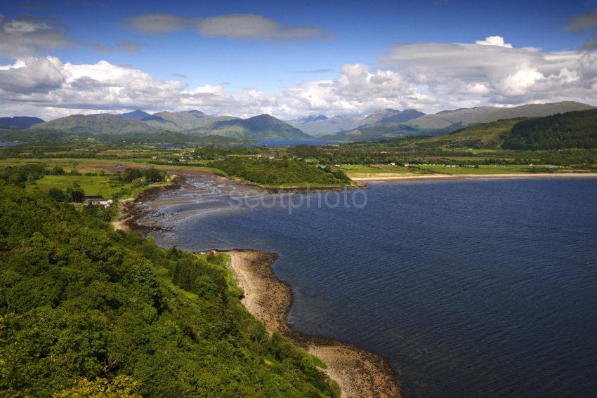 View From Lady Margarets Tower Ardmucknish Bay Argyll