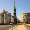 AYR TOWN CENTRE FROM BRIDGE