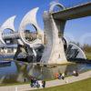 WY3Q3478 Falkirk Wheel In Operation