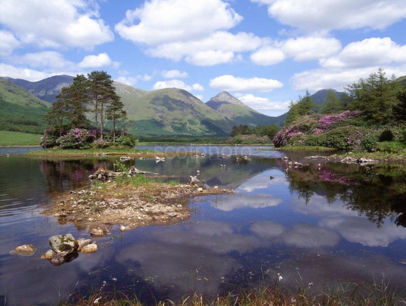 Sprintime In Lower Glen Etive Amongst The Glencoe Hills