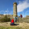 Couple Relax At Glenfinnan Monument Lochaber