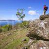 Hiker Takes In The View On North West Coast Of Mull 47MG