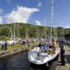 133A9999 Portrait Yacht Entering Crinan Basin