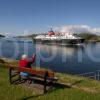 MV ISLE OF MULL PASSES DUNOLLIE OBAN BAY