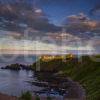 0I5D9915 Wide Angle Dunnottar Castle At Dusk Aberdeenshire