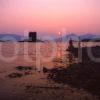 Summer Sunset Over Castle Stalker And The Morvern Hills Firth Of Lorne Appin Argyll