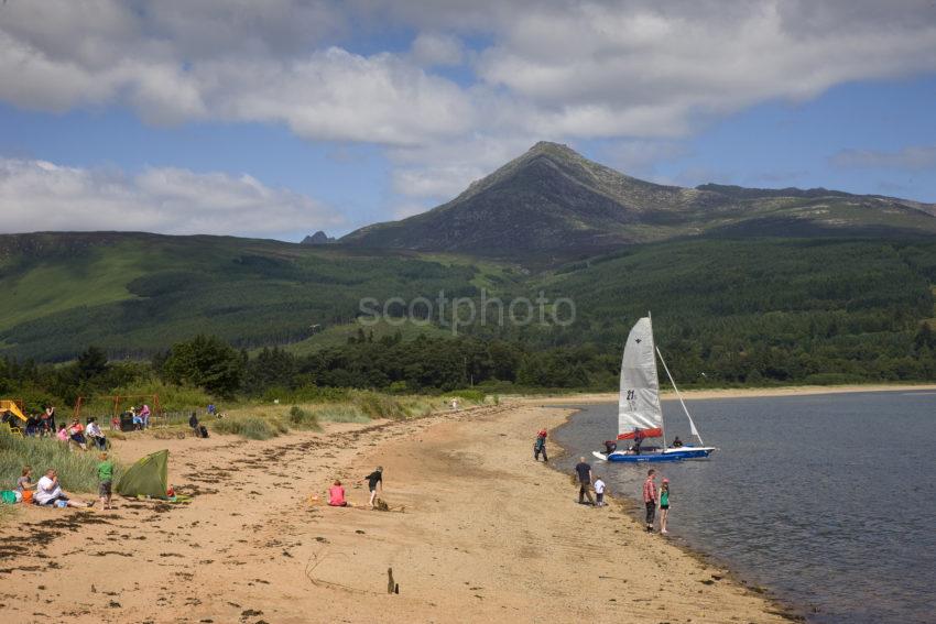 I5D8843 Goat Fell From Brodich Beach Isle Of Arran